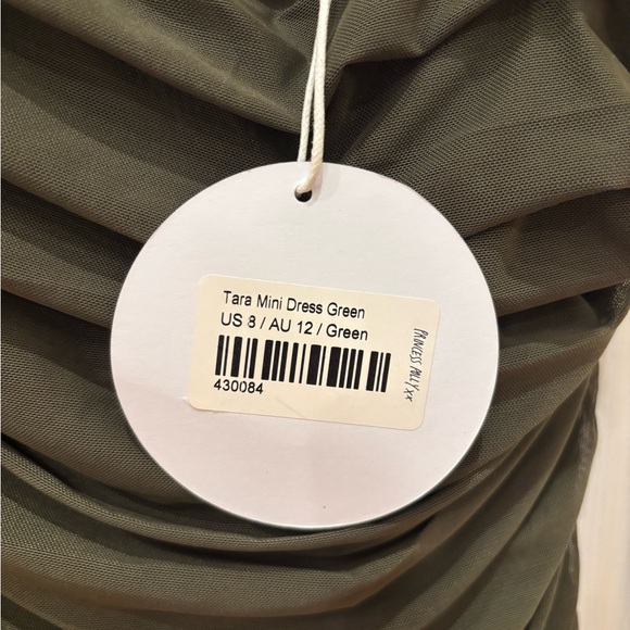 Princess Polly Dark Green Ruched Bodycon Tara Mini Dress - Picture 7 of 7